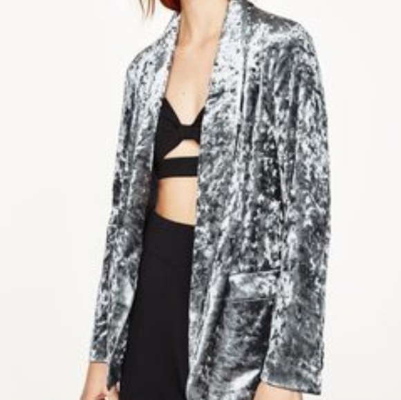 Zara Flowing Belted Blazer XS - Picture 2 of 5